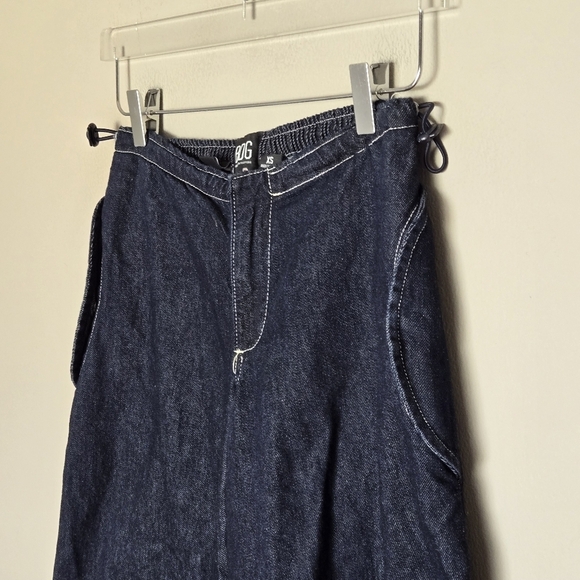 Urban Outfitters BDG Baggy Cargo Balloon Barrel Wide Leg Denim Pant Blue XS - Picture 10 of 16